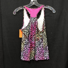 Load image into Gallery viewer, neon leopard print racer back top (PLACE sport)
