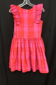 ruffle sleeve plain dress (NEW)