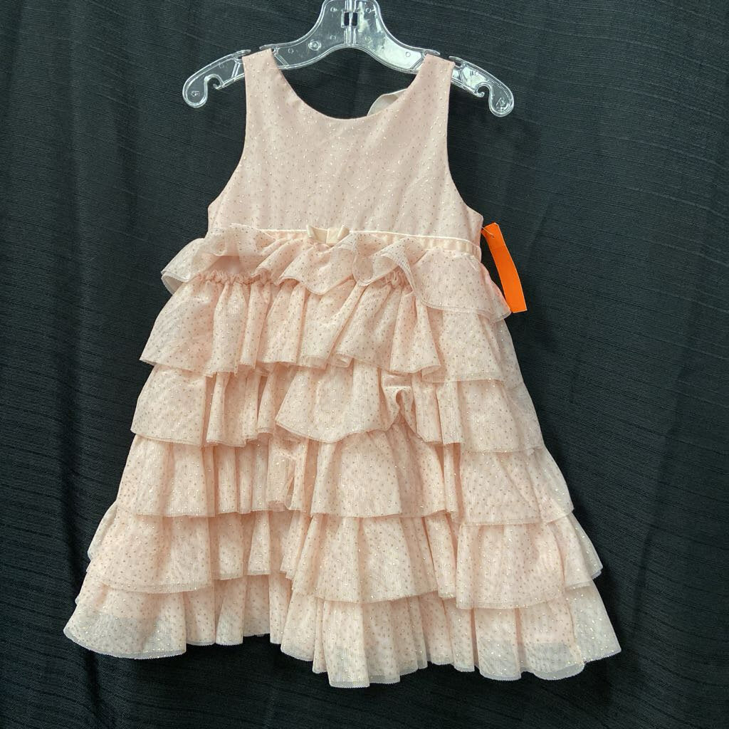 sparkle dot ruffle skirt dress