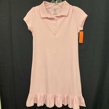 Load image into Gallery viewer, ruffle bottom polo dress
