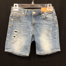 Load image into Gallery viewer, distressed denim shorts
