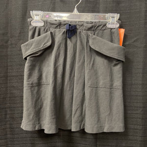 large pocket tie front skirt