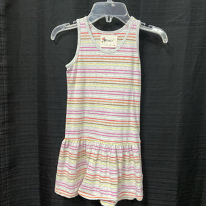ruffle bottom tank top dress