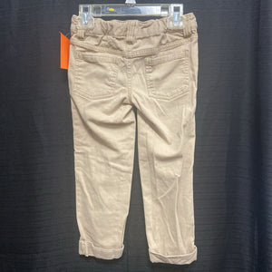 large pocket rolled cuff pants