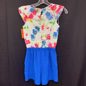 ruffle sleeve back buttonup outfit