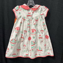 Load image into Gallery viewer, hot air balloon print dress w/ bow
