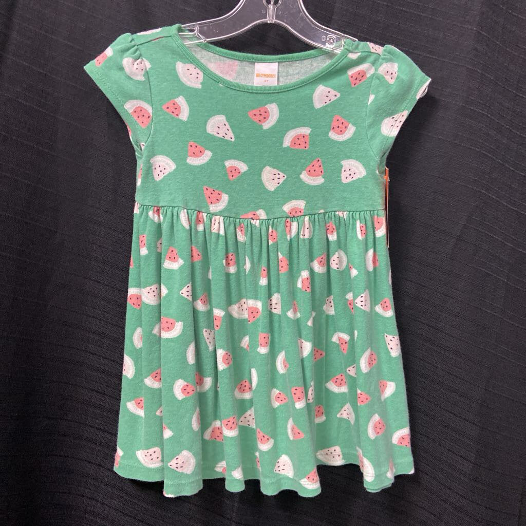 watermelon print dress