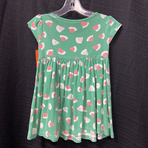watermelon print dress