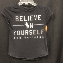 Load image into Gallery viewer, &quot;Believe in...&quot; unicorn top (evy)
