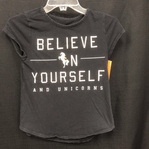 "Believe in..." unicorn top (evy)