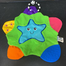 Load image into Gallery viewer, Sensory Attachment Star Teething Security Blanket

