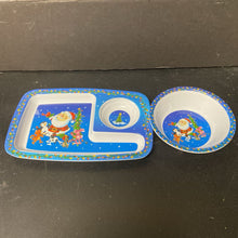 Load image into Gallery viewer, 2pc Christmas Plate &amp; Bowl Set
