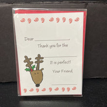 Load image into Gallery viewer, Reindeer Christmas Thank You Notes (NEW) (Laura Kelly Designs)

