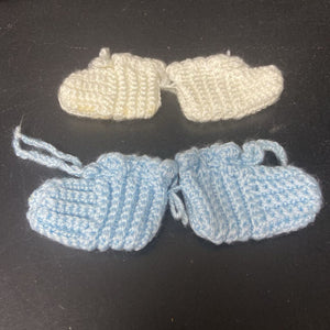 Boys 2pk Knit Booties