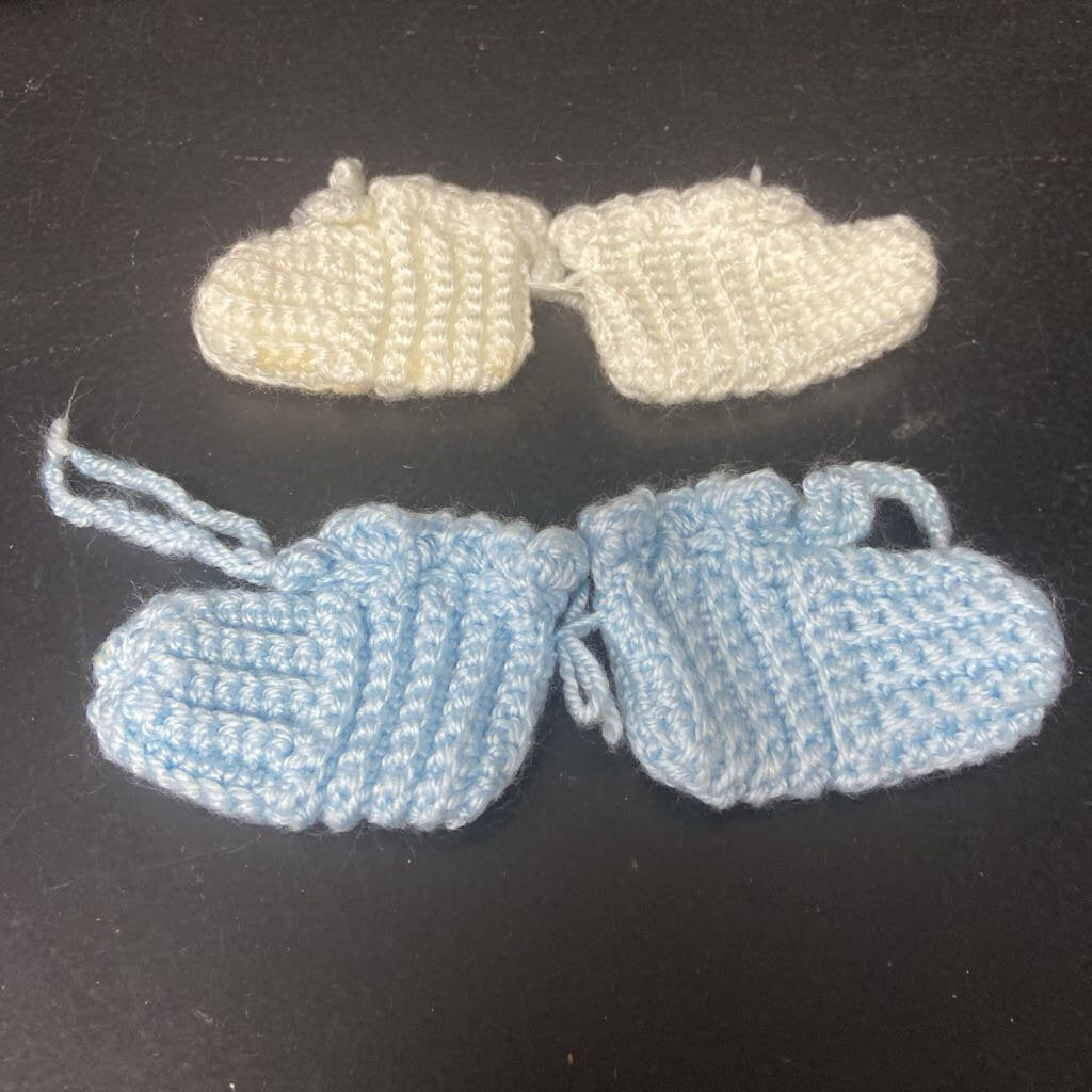 Boys 2pk Knit Booties