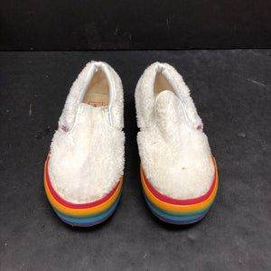 Girls Fuzzy Slip On Shoes
