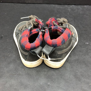 Boys Plaid Sneakers