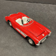 Load image into Gallery viewer, Pull &amp; Go 1957 Corvette Diecast Convertible Car
