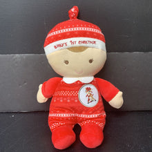 Load image into Gallery viewer, &quot;Baby&#39;s 1st Christmas&quot; Nursery Plush Doll
