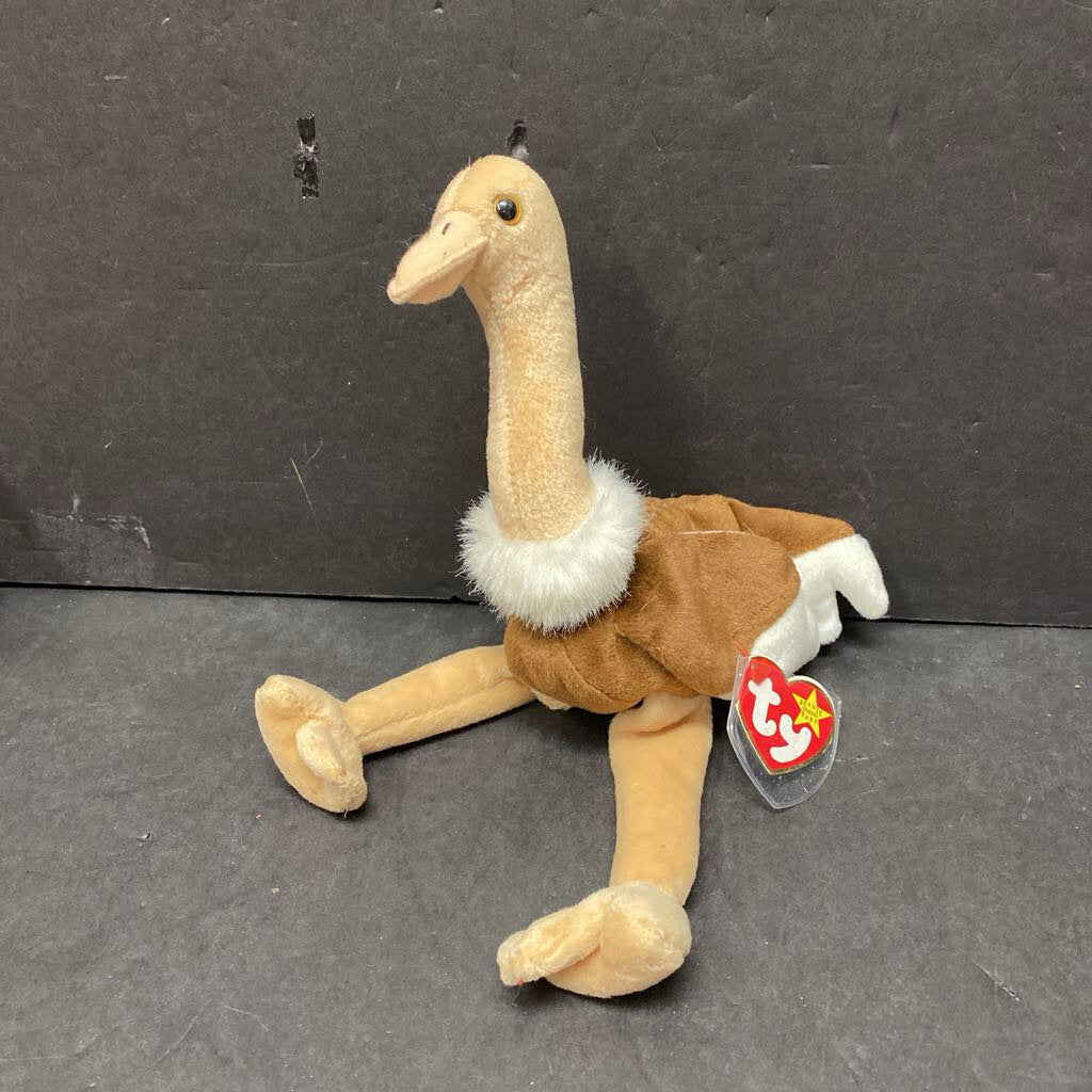 Stretch the Ostrich Beanie Baby
