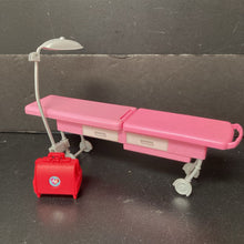 Load image into Gallery viewer, Doctor's Office Exam Table w/Doctor Bag
