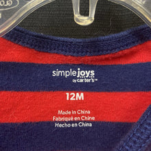 Load image into Gallery viewer, striped snap outfit w/ pocket
