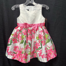 Load image into Gallery viewer, floral pattern dress w/ bow
