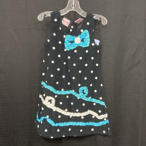 Polka Dot Corduroy Dress