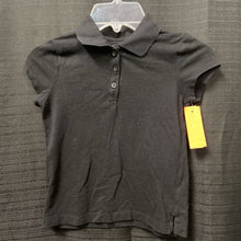 Load image into Gallery viewer, black button polo top
