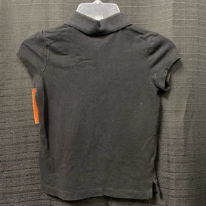 black button polo top