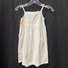 Load image into Gallery viewer, side button strap dress w/ flowers
