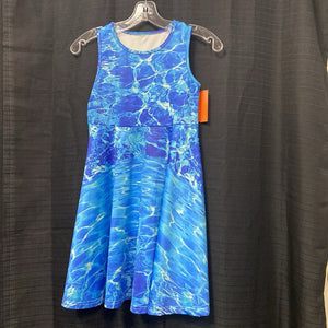 water pattern dress