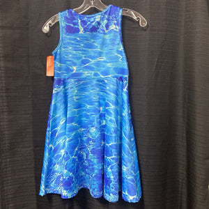 water pattern dress