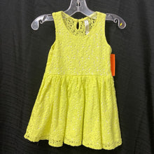 Load image into Gallery viewer, floral lace neon sun dress

