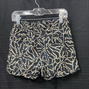 pattern print rollup shorts