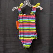 Load image into Gallery viewer, rainbow stripe swim suit
