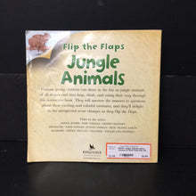 Load image into Gallery viewer, Jungle Animals (Jinny Johnson &amp; Nicki Palin) (Flip the Flaps) -educational paperback
