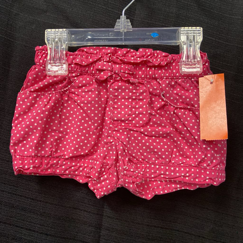polka dot shorts w/ bow