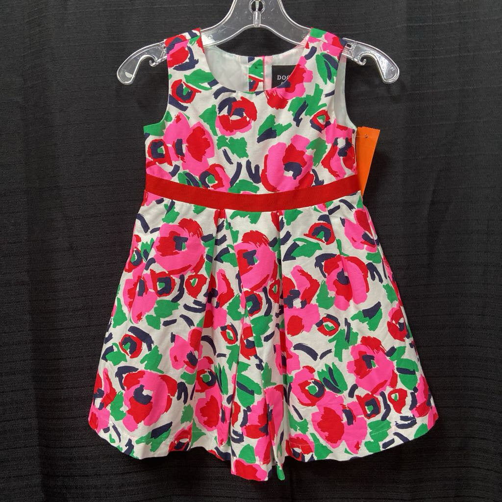 flower print button up dress (Doosan)
