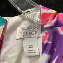 Load image into Gallery viewer, neon roses print dress
