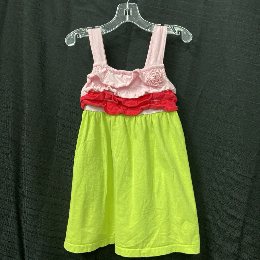 ruffle front straps sun dress