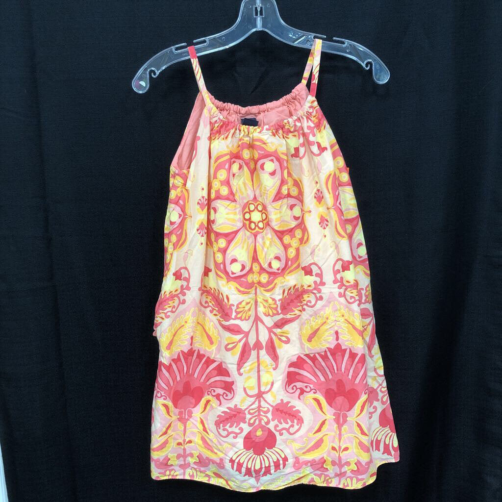 india style print sun dress