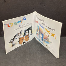 Load image into Gallery viewer, Wiggle-Waggle Woof! Counting Sled Dogs in Alaska (Cherie B. Stihler) -paperback
