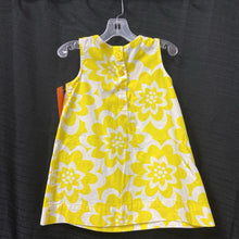 Load image into Gallery viewer, large flowers print sun dress
