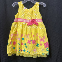 Load image into Gallery viewer, flowers/butterflies shirt dress
