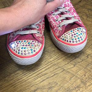 Girls Sequin Sneakers