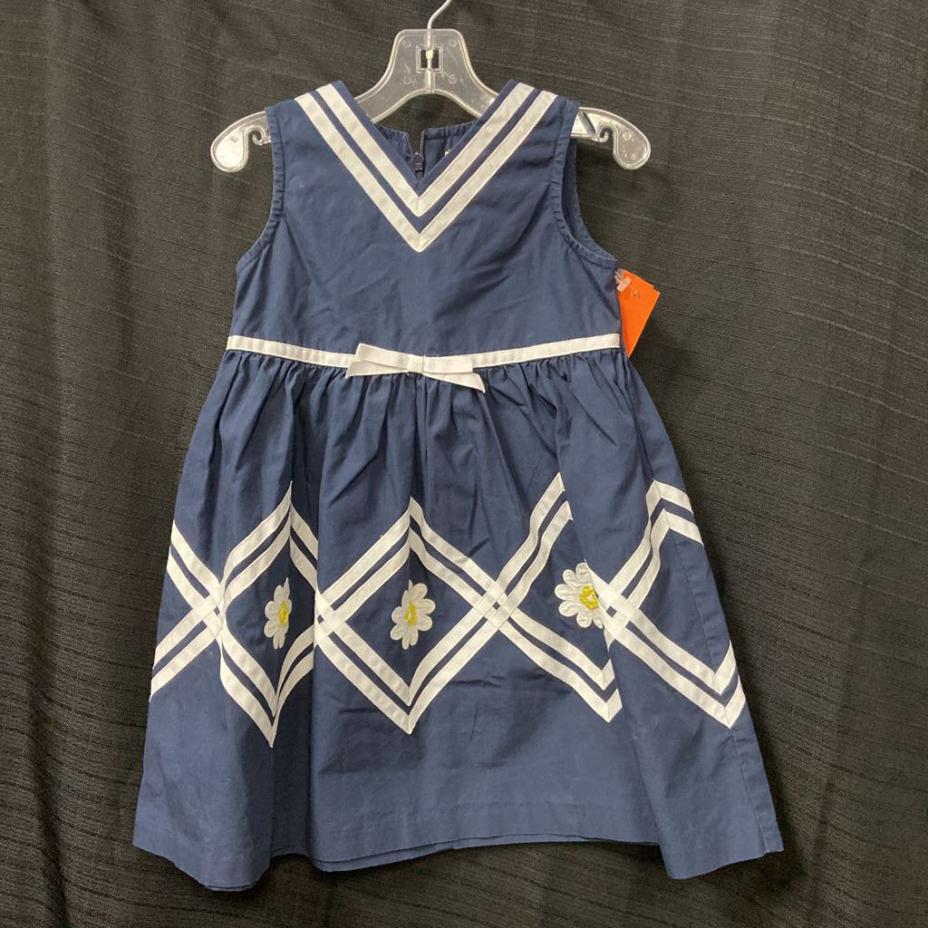 daisy in diamond zipper dress