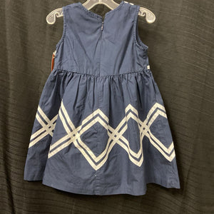daisy in diamond zipper dress