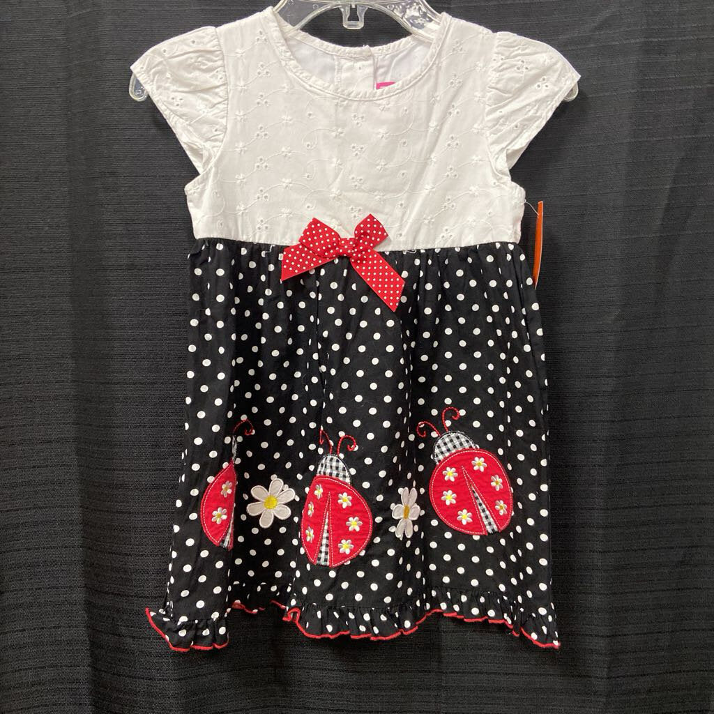 dots lady bug dress
