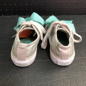 Girls Sparkly Bow Shoes